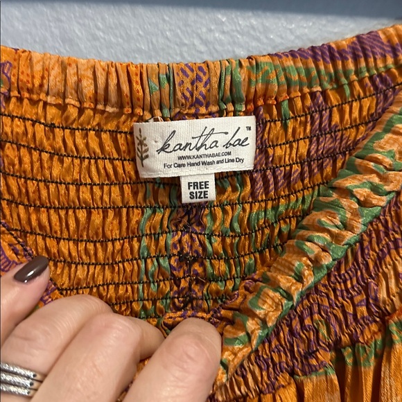 KANTHA MONARCH MAXI SKIRT OOAK - Picture 5 of 6